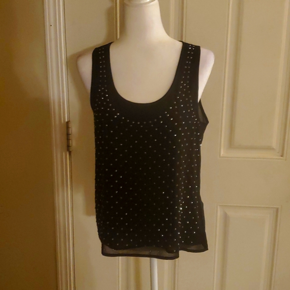 Black with rhinestones